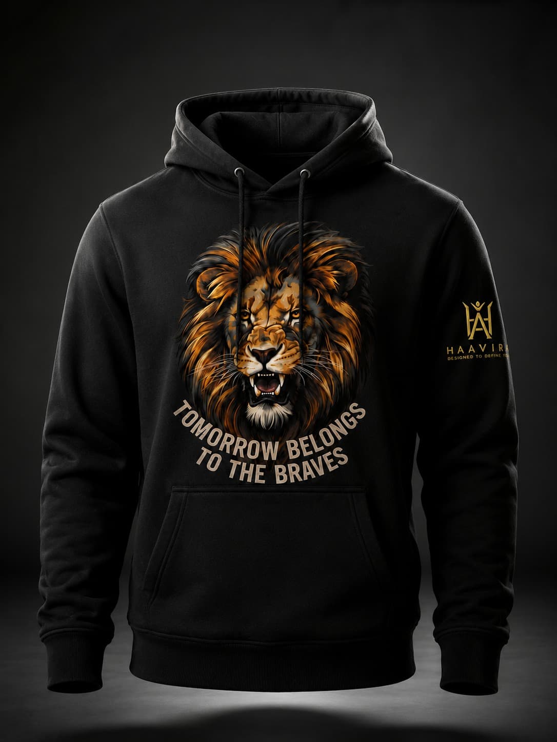 HAAVIRA Lion Hoodie — Front